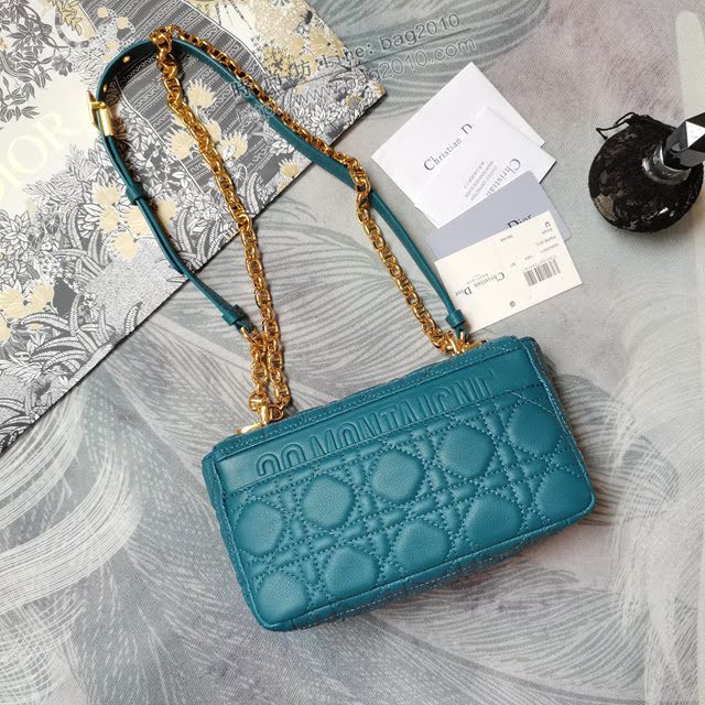 Dior女包 迪奧Caro羊皮內裏小號鏈條包 Dior手提肩背斜挎包  dfk1863